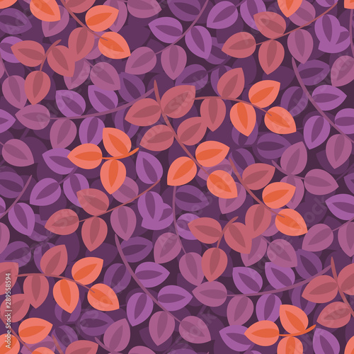 Vintage fall violet and pin...