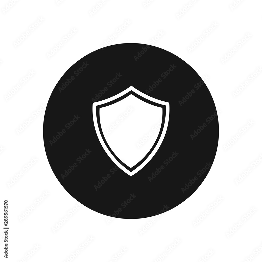 Shield vector icon, simple sign for web site and mobile app. Shield vector icon, simple sign for web site and mobile app.