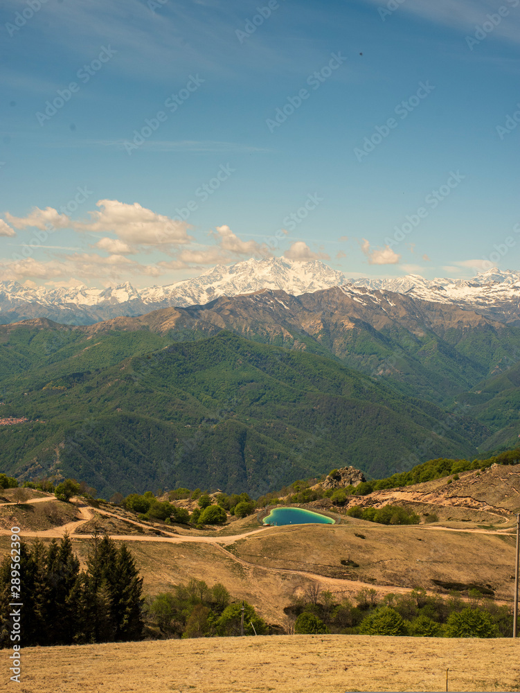 Obraz premium mottarone panorama Alps