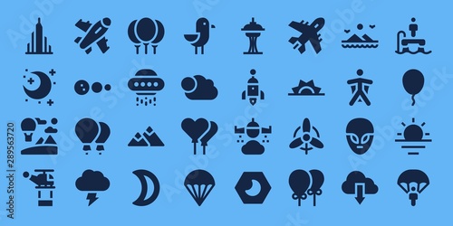 sky icon set