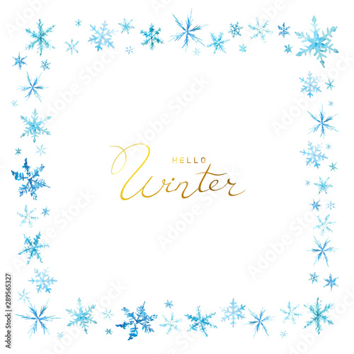 Christmas Poster - Illustration. Vector illustration of winter Background
