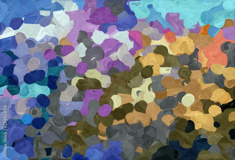 abstract decoration painting style with dark slate gray, tan and sky blue colors abstract decoration painting style with dark slate gray, tan and sky blue colors