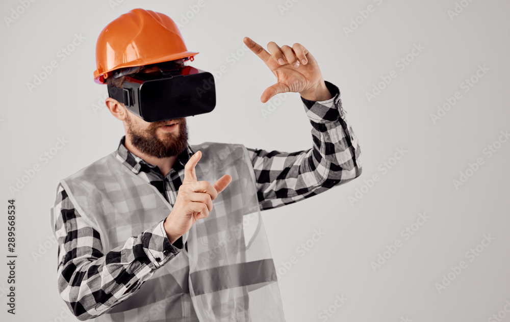 construction worker with red helmet construction worker with red helmet