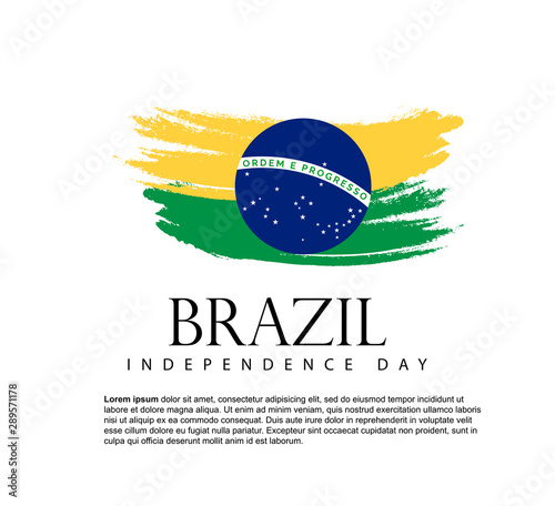 VECTOR ILLUSTRATION BRAZIL INDEPENDENCE DAY