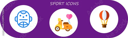 sport icon set