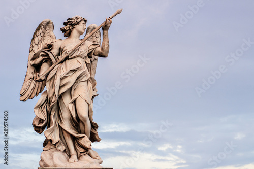 Photography statue of an angel