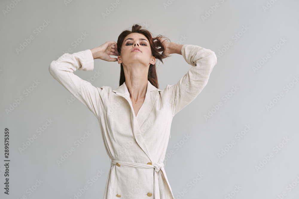business woman looking through binoculars business woman looking through binoculars