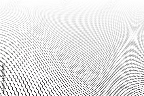 White textured background. Wavy lines pattern.