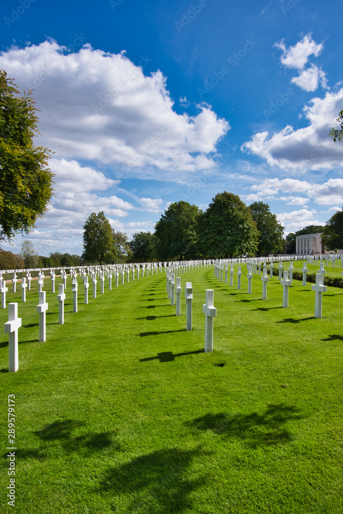 beautiful war cemetery in Europe