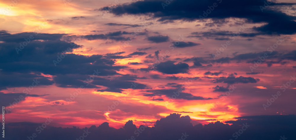 Red skyscape
