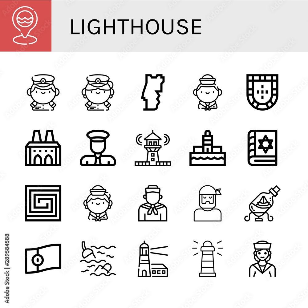 Set of lighthouse icons such as Sea, Captain, Portugal, Sailor, National palace of sintra, Lighthouse, Spellbook, Portuguese, Ship in a bottle , lighthouse Set of lighthouse icons such as Sea, Captain, Portugal, Sailor, National palace of sintra, Lighthouse, Spellbook, Portuguese, Ship in a bottle , lighthouse