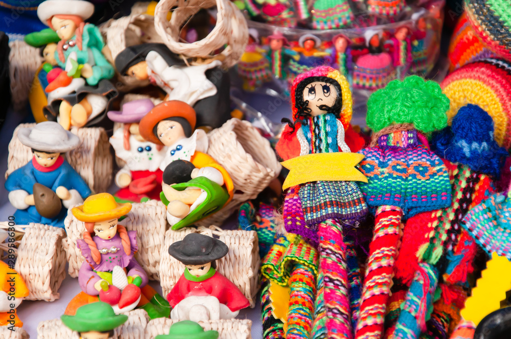 Dolls and handicrafts