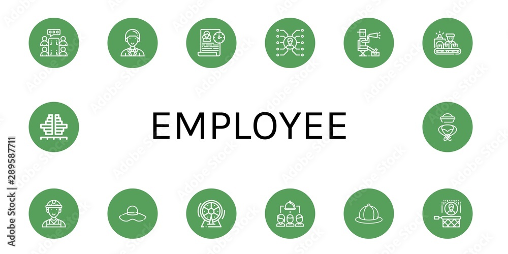 Set of employee icons such as Meeting, Entrepeneur, Time management, Skill, Director, Worker, Hat, Wheel, Group, Headhunting, Population , employee Set of employee icons such as Meeting, Entrepeneur, Time management, Skill, Director, Worker, Hat, Wheel, Group, Headhunting, Population , employee