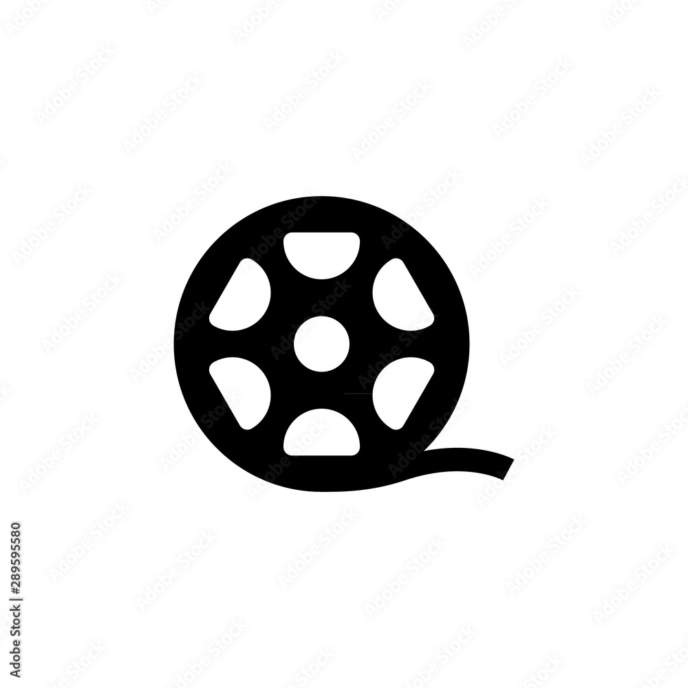 Video Camera Film Tape Reel Icon