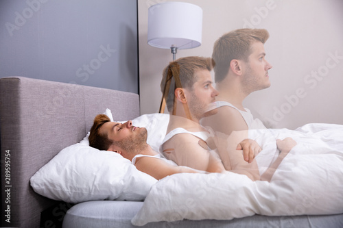 Photography Soul Leaves Young Man Body