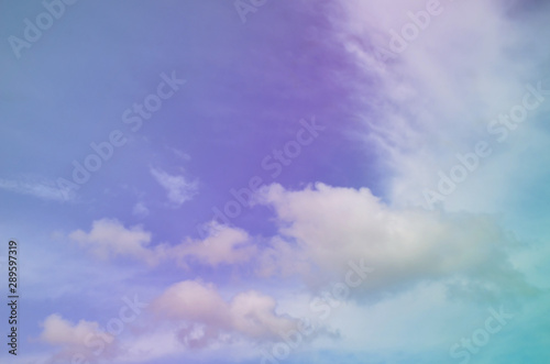 Abstract background of clouds in the blue sky © wanchai