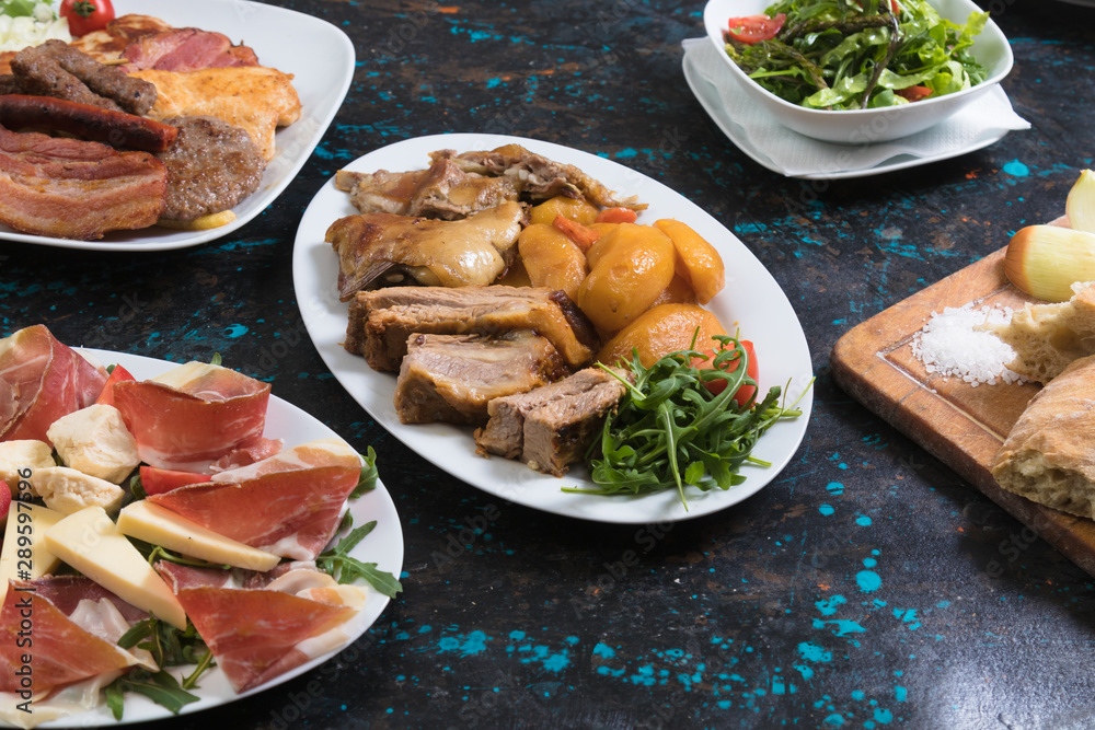 Mix of balkan meals Mix of balkan meals