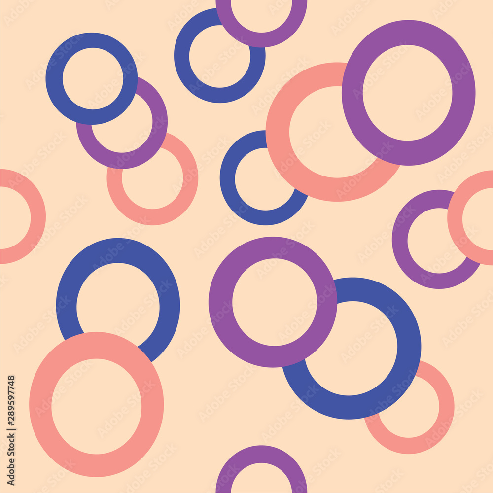delicate abstract pattern of rings for fabric and Wallpaper delicate abstract pattern of rings for fabric and Wallpaper