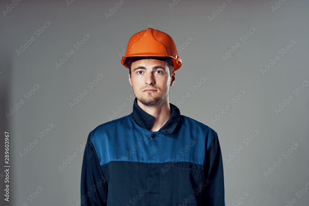 portrait of construction worker portrait of construction worker
