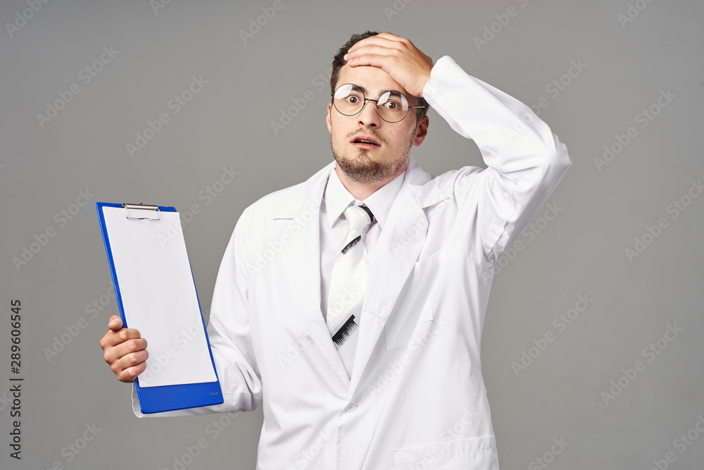 doctor with clipboard doctor with clipboard