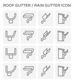 roof gutter icon