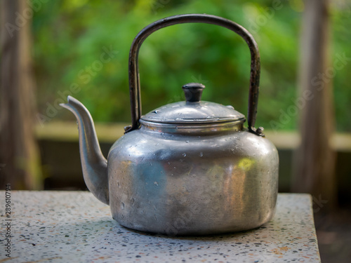 large tea pot kettle aluminum