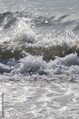 Beautiful water waves in Sea © V.R.Murralinath