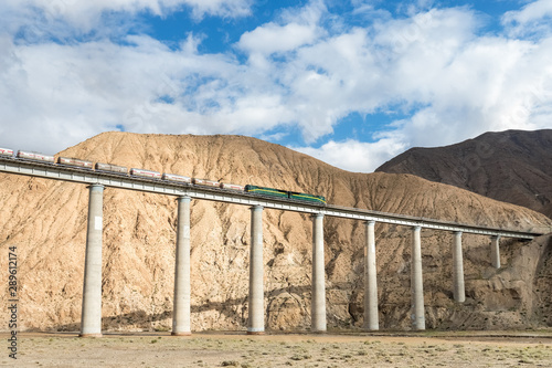 Photography qinghai-tibet railway of china