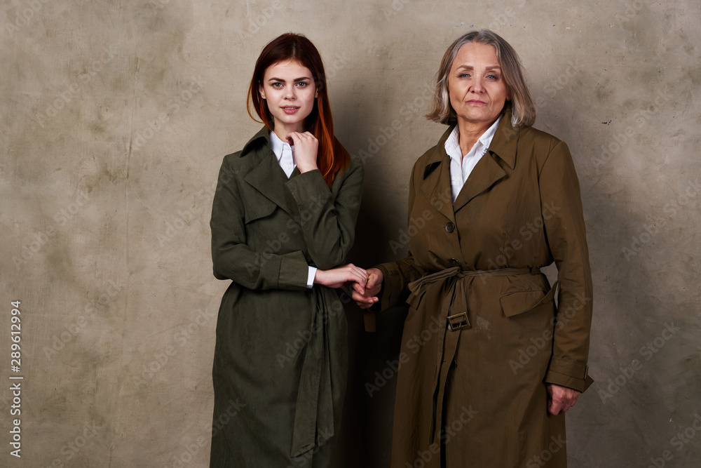 portrait of two young businesswomen portrait of two young businesswomen