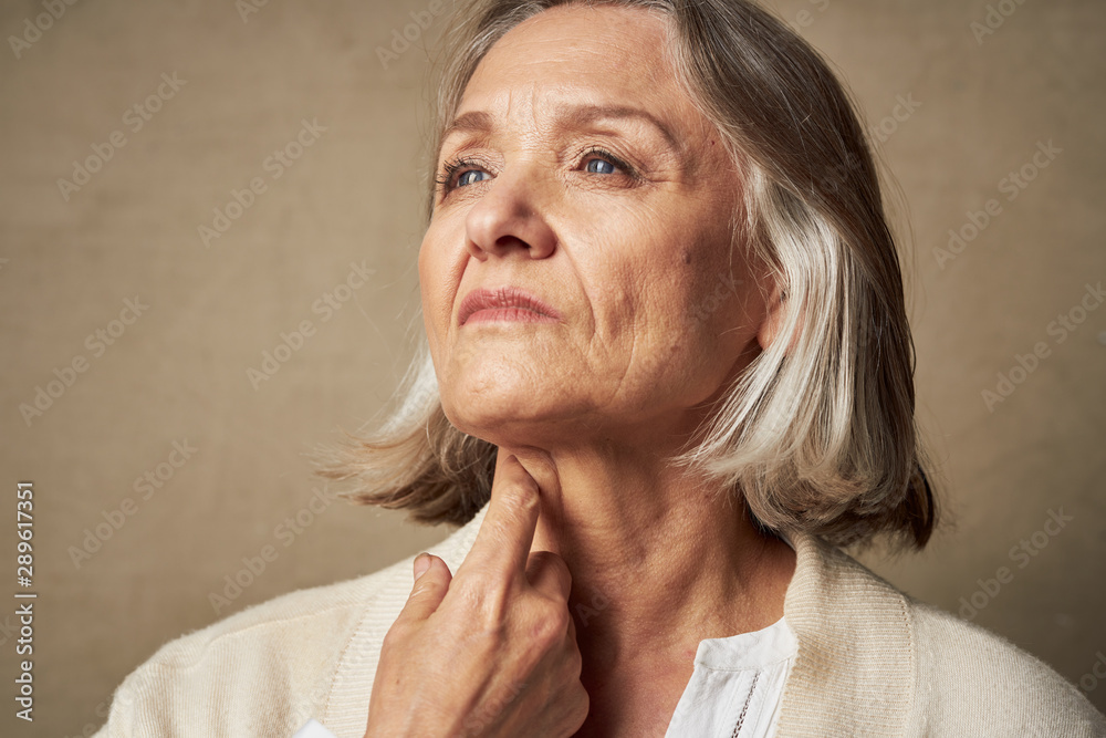 Fototapeta premium portrait of senior woman