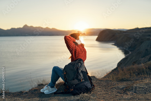 young woman on the beach