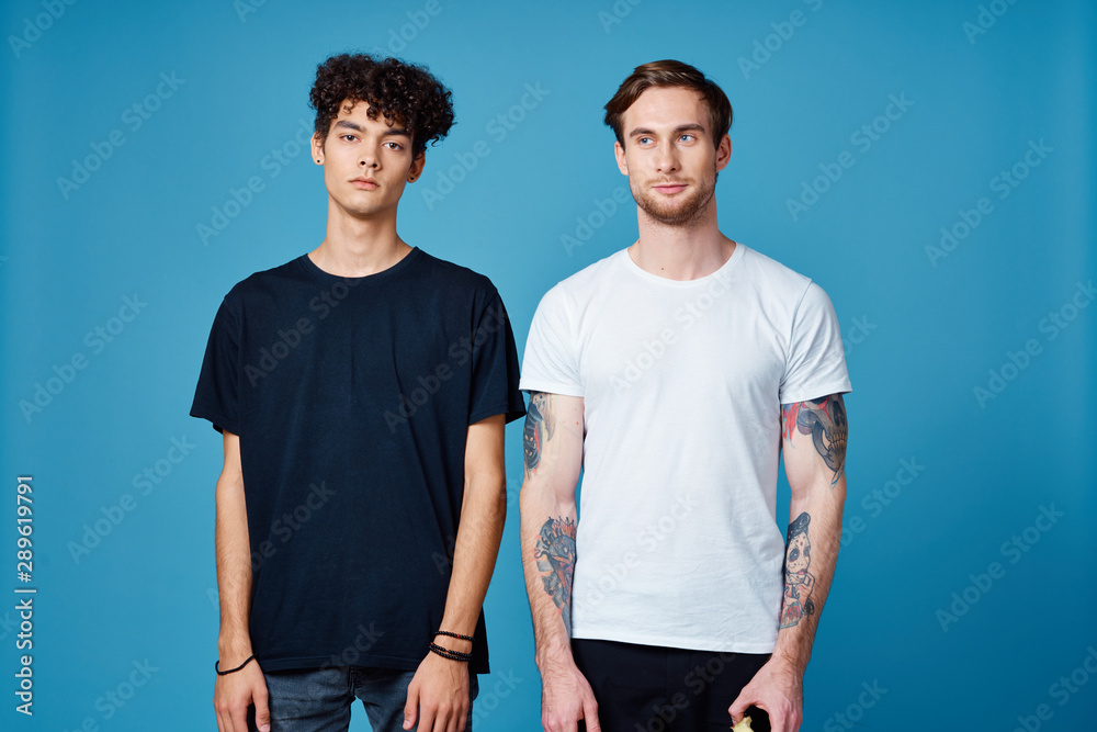 young man and man