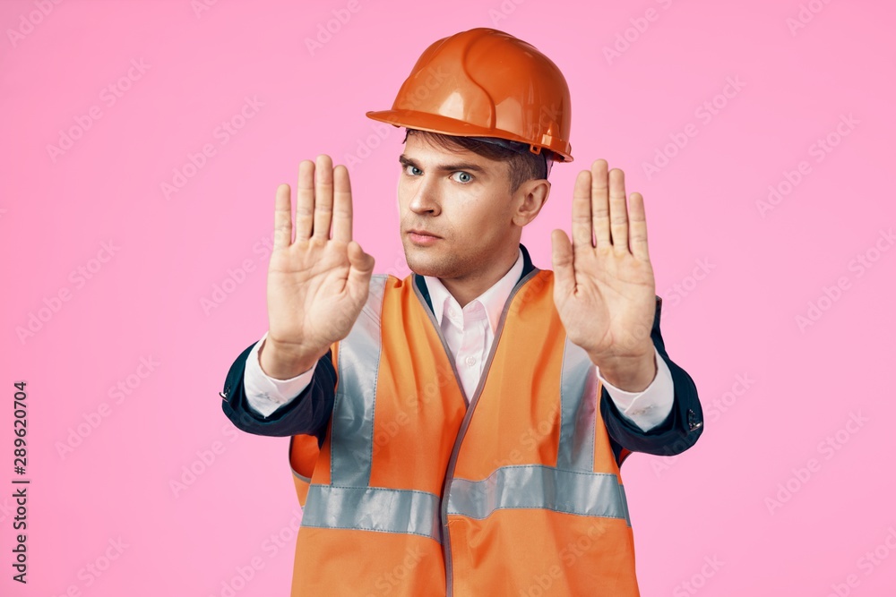 construction worker with wrench construction worker with wrench