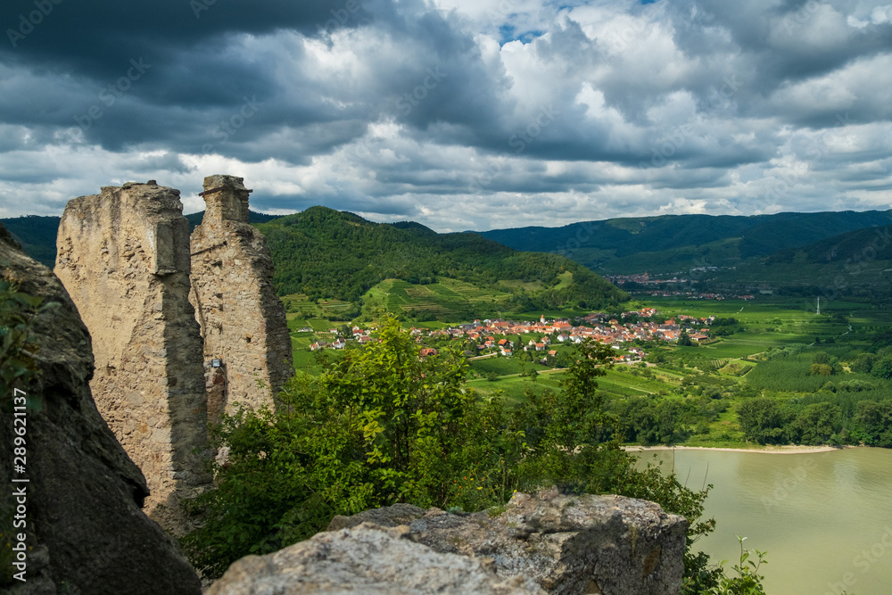 Dürnstein panorama from the castle