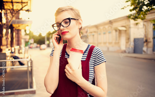 young woman in cafe