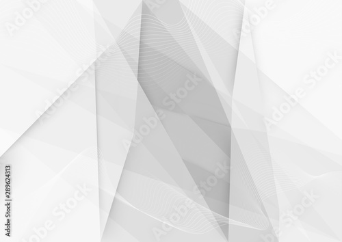 White and grey background. Corporate technology modern design. Pattern style geometric. Abstract modern background used about technology or product presentation backdrop. Vector illustration.