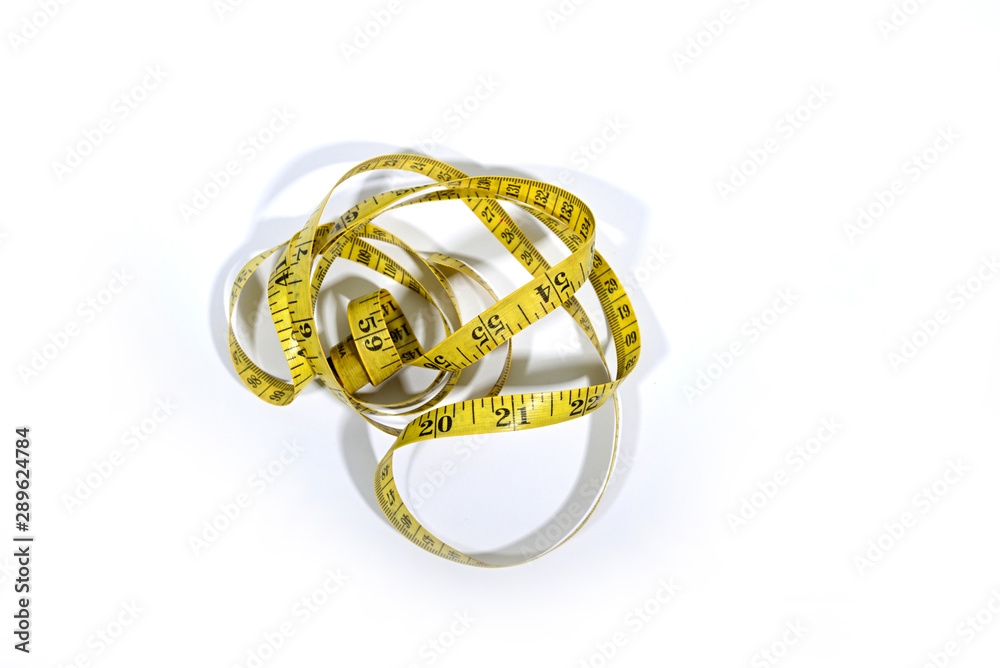 Measuring tape isolated on white background Measuring tape isolated on white background