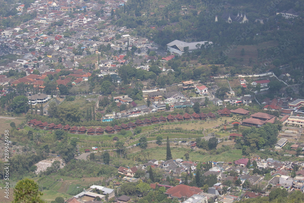 Batu City from Above, East Java, Indonesia Batu City from Above, East Java, Indonesia