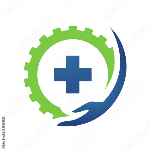 Healthcare medical logo vector icon for Ambulance Hospital Pharmacy symbol