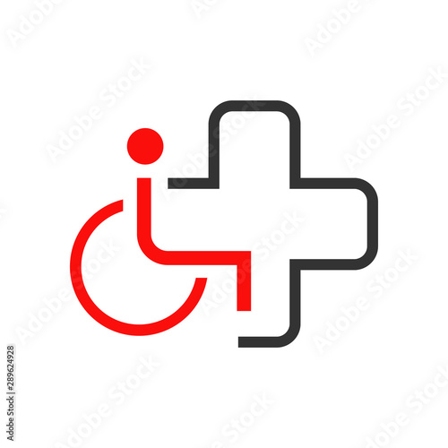 Healthcare medical logo vector icon for Ambulance Hospital Pharmacy symbol photo