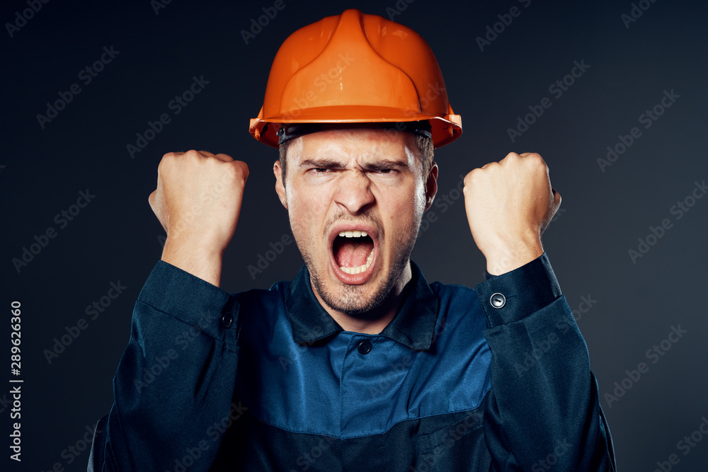 portrait of construction worker