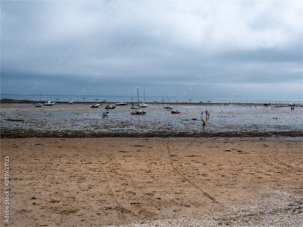 plage de la Clère sur l'île de Noirmoutiers en France