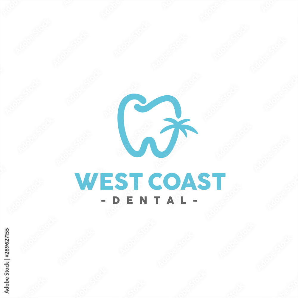 West Coast Dental Logo Design West Coast Dental Logo Design