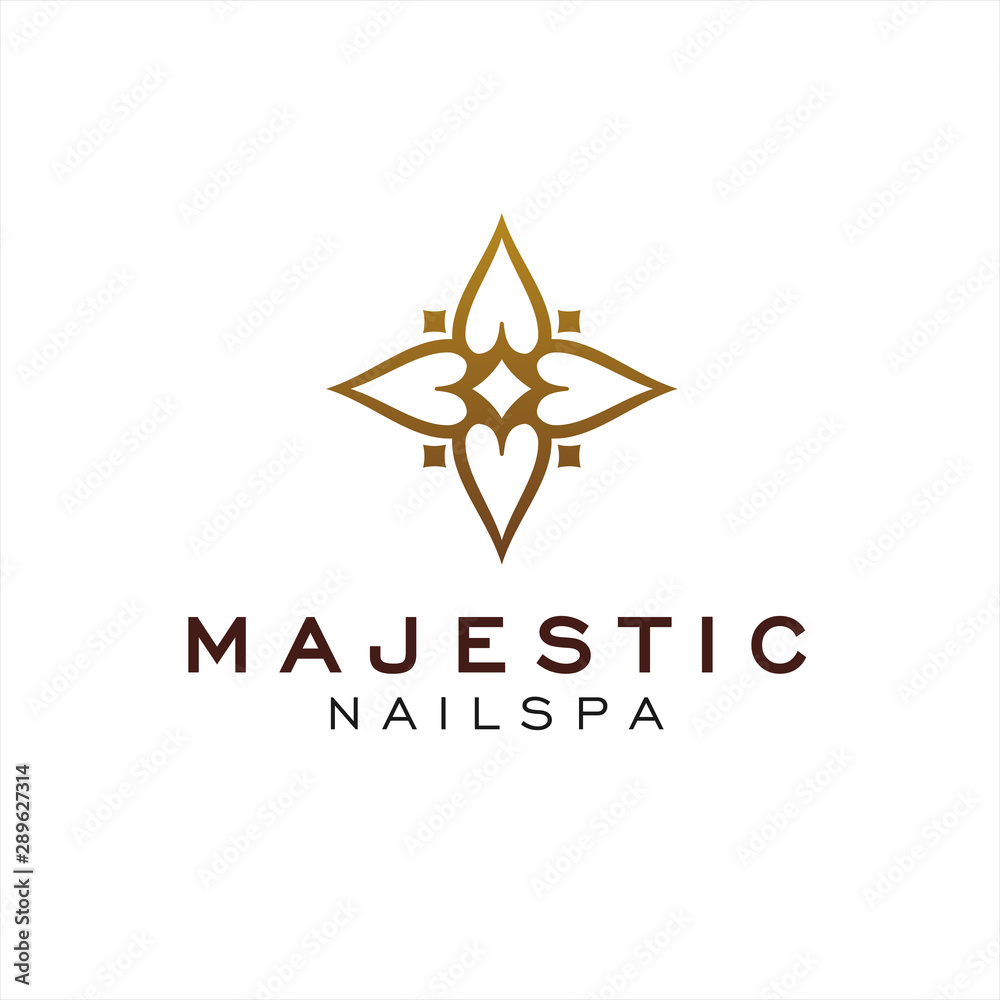 Fototapeta premium Wellness Center Logo Design Vector Illustration Template Idea