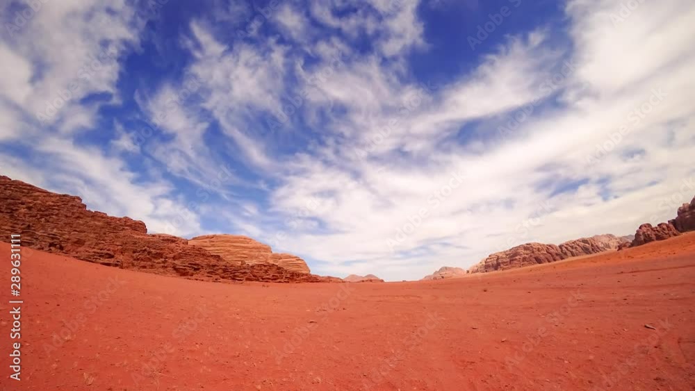 Sky over the Wadi Rum Desert (time lapse) Sky over the Wadi Rum Desert (time lapse)