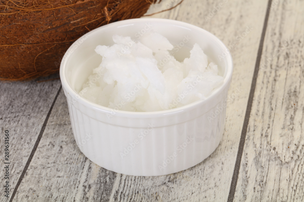 Dietary Coconut oil in the bowl Dietary Coconut oil in the bowl