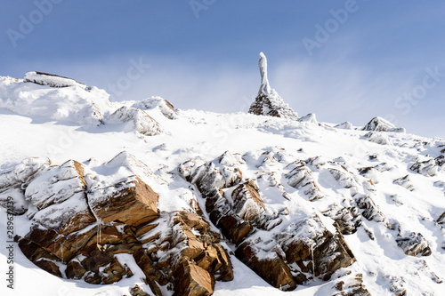 Sanctuary of Virgen de las nieves in Sierra Nevada