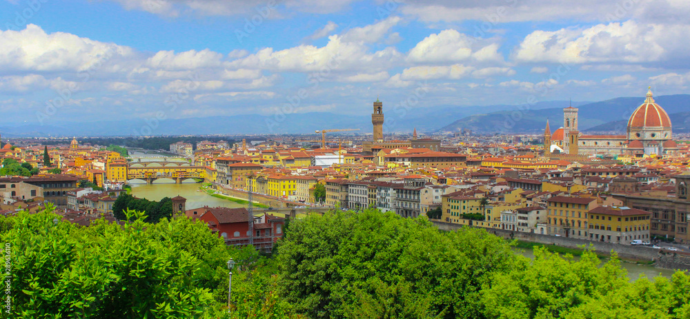 Florence, Italy - May 27 2013: Florence city view