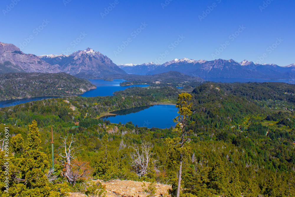 Rio Negro, Argentina - December 19 2015: San Carlos de Bariloche view