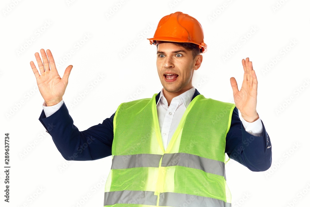 construction worker with thumbs up construction worker with thumbs up